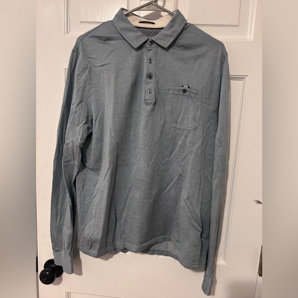 Ted Baker Slate Blue Polo Shirt